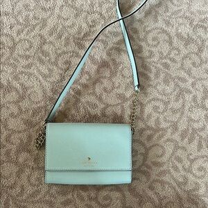 Kate Spade Blue Crossbody Bag with Adjustable Strap